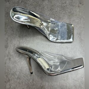 Good American “Emma Slip” Heels – Size 9.5